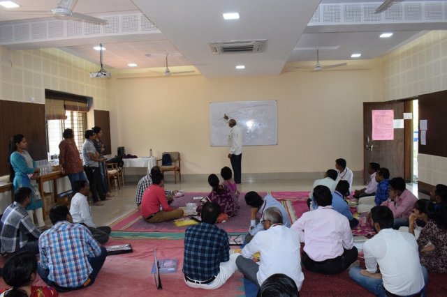 Uma Shankar Poste sir winding up the session